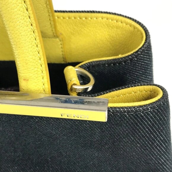 FENDI 8BH253 Petit Twojours Petit Twojours Bag Tote Bag Hand Bag - Picture 16 of 16